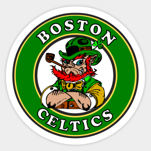 Boston Celtics Leprechaun Sticker